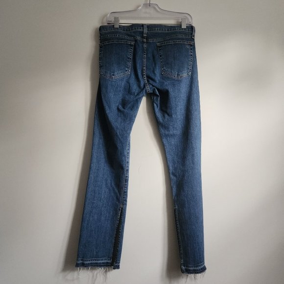RAG & BONE | Lottie Side slit jeans BLUE sz 30 - Picture 7 of 8